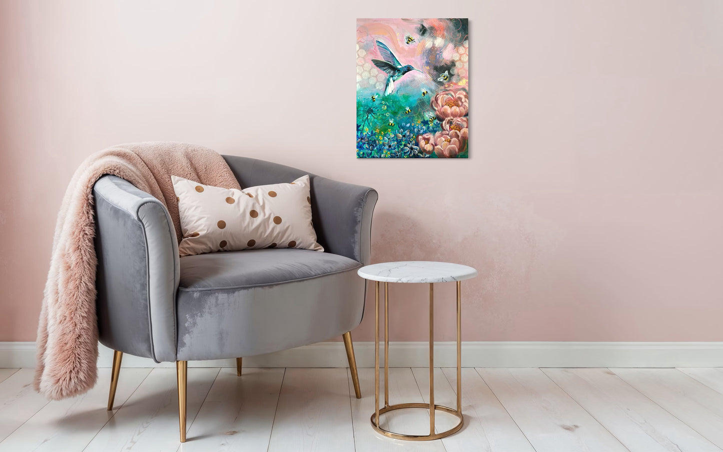 “Hum of Life” Original on Canvas