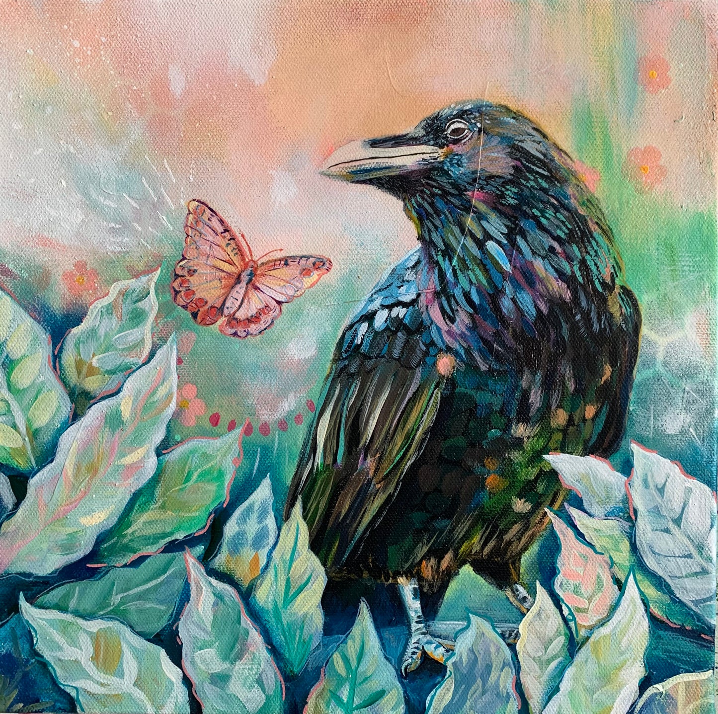 “Wings of Transformation” Original on Canvas