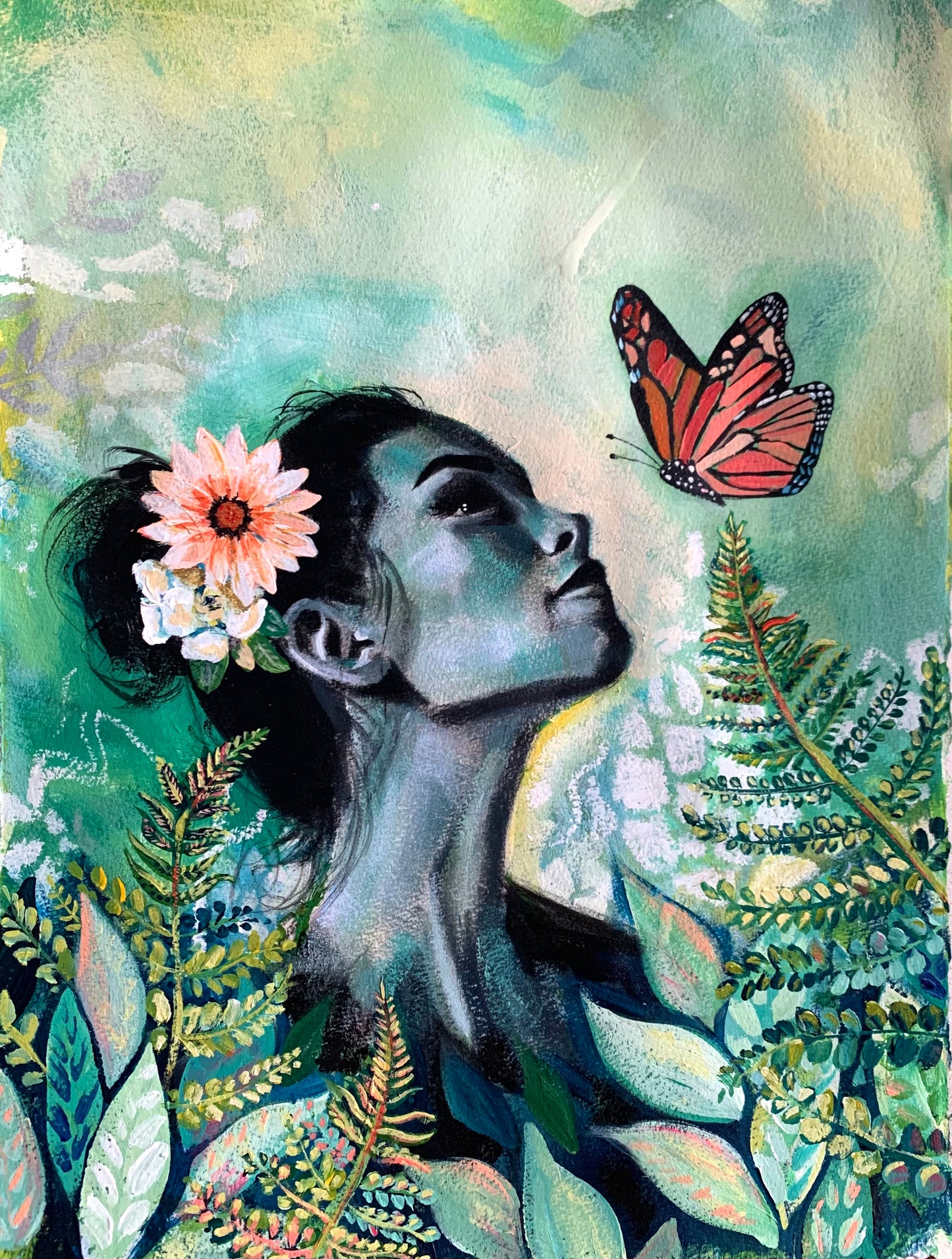 “Monarch - Original Study on Paper”