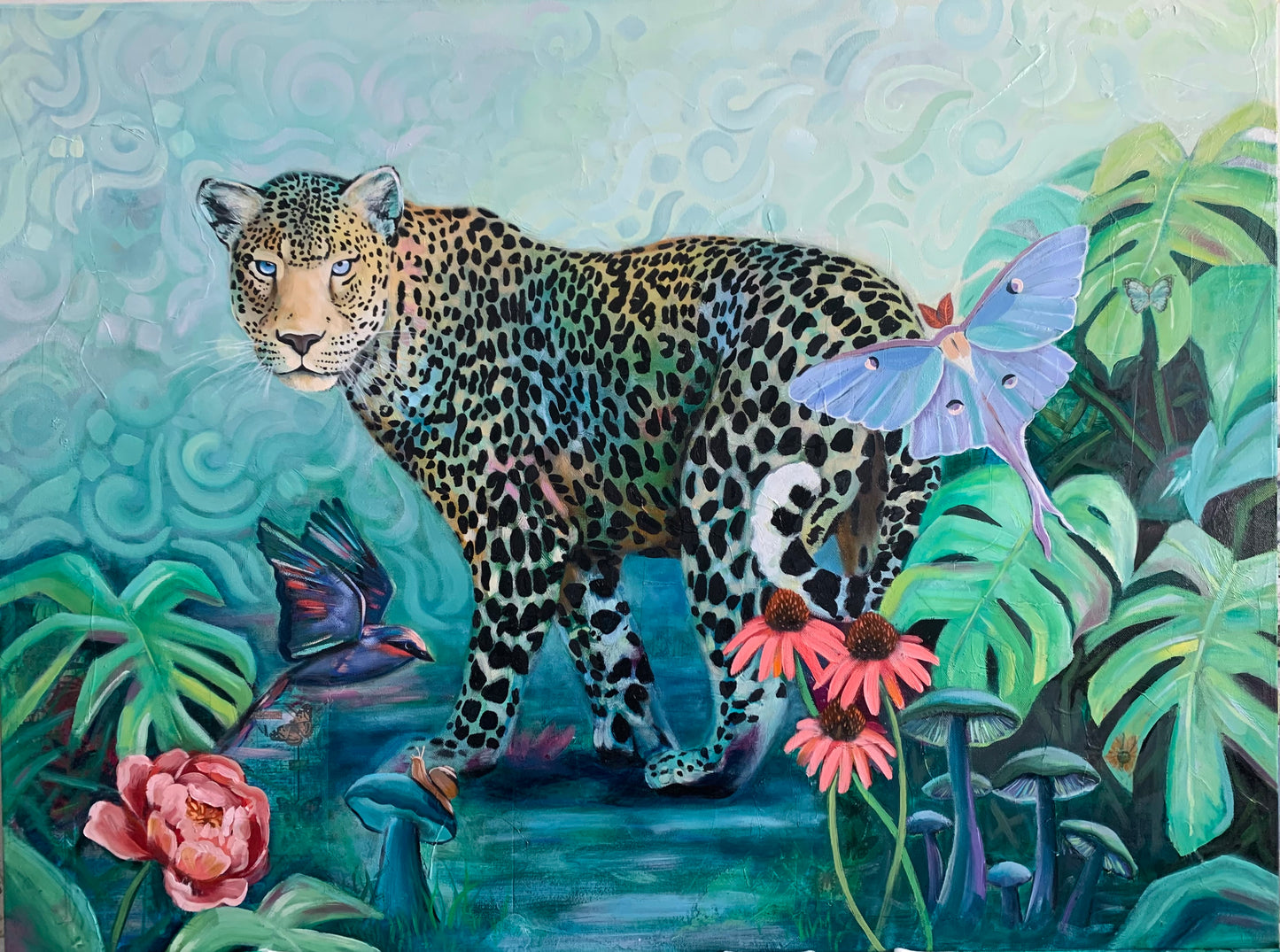 “Gaia’s Guardian” Original on Canvas