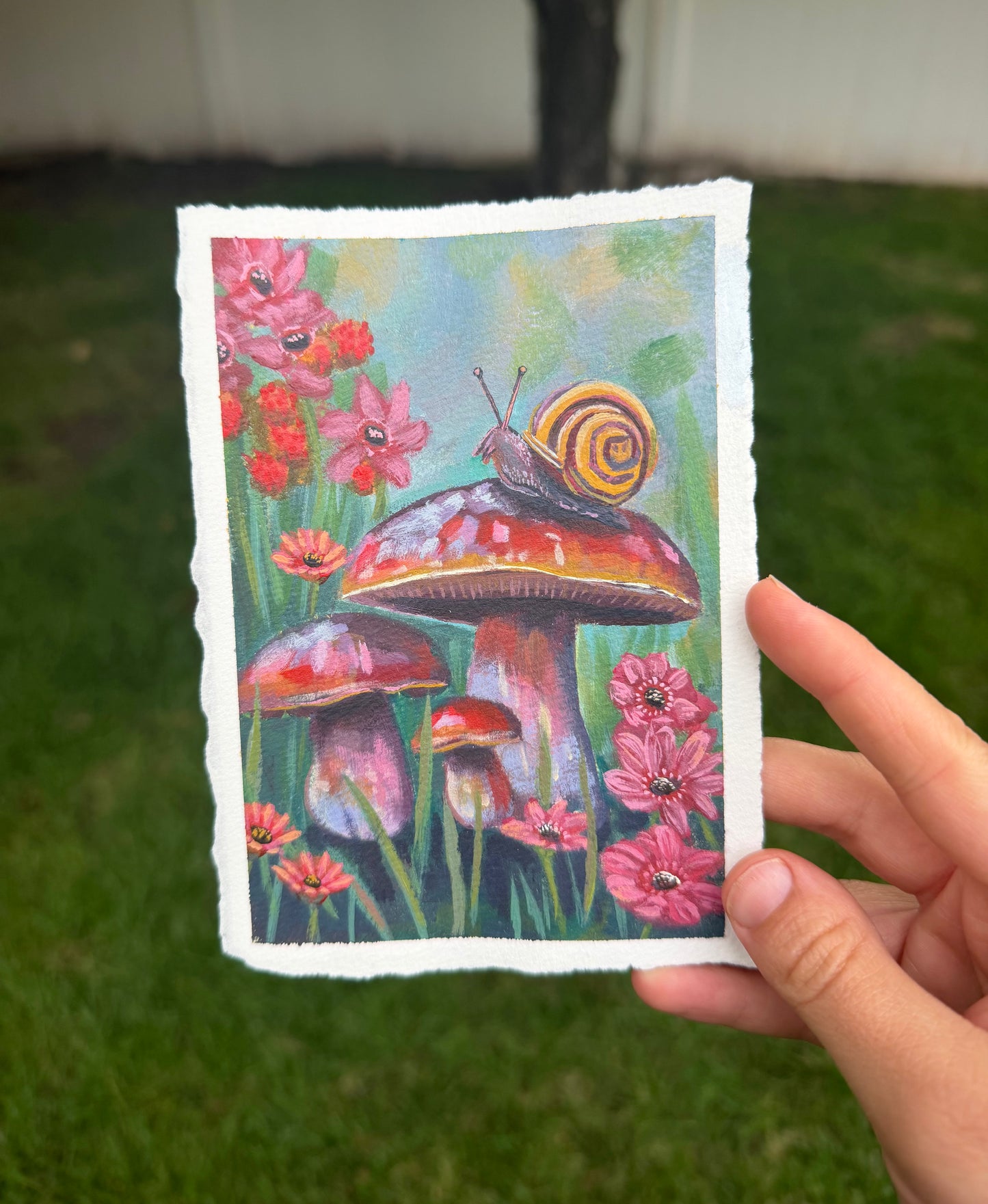 "Tiny Kingdom" Original on Paper - 4.25x6"
