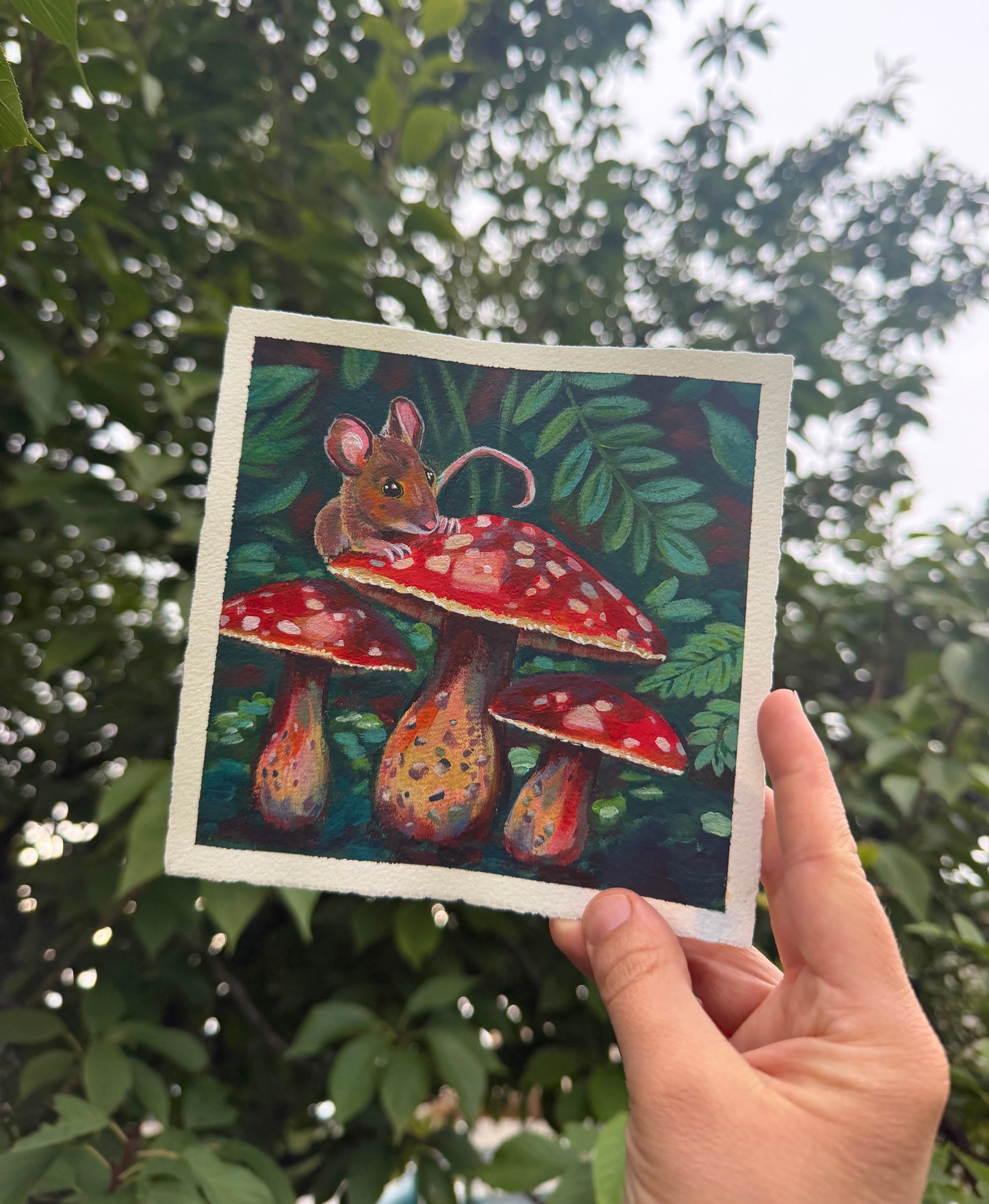 "A Small Kind of Magic" Original on Paper - 6x6"