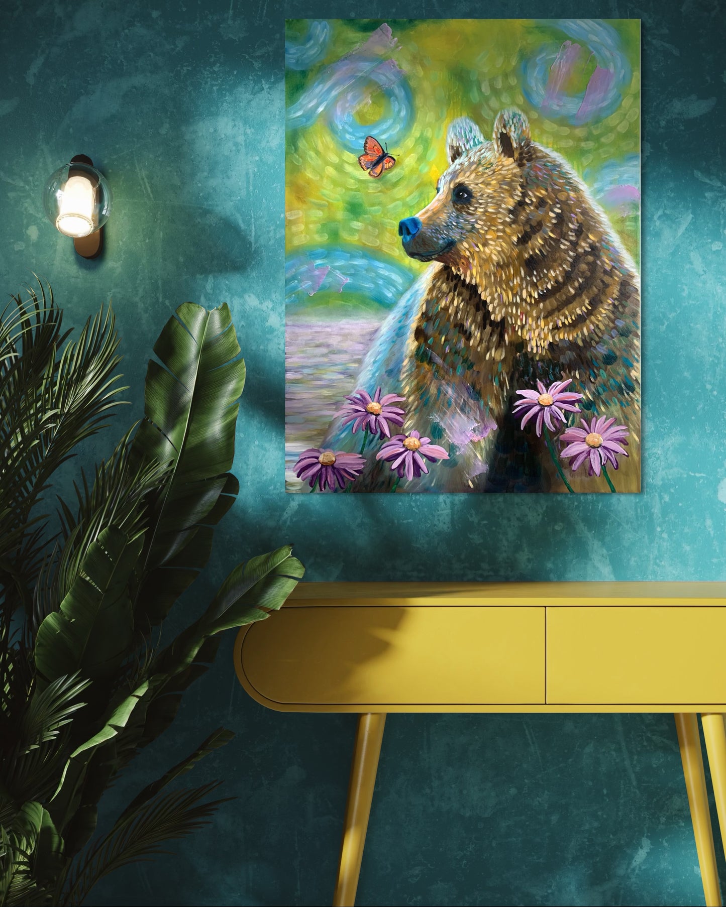 "In the Meadow" Original On Canvas