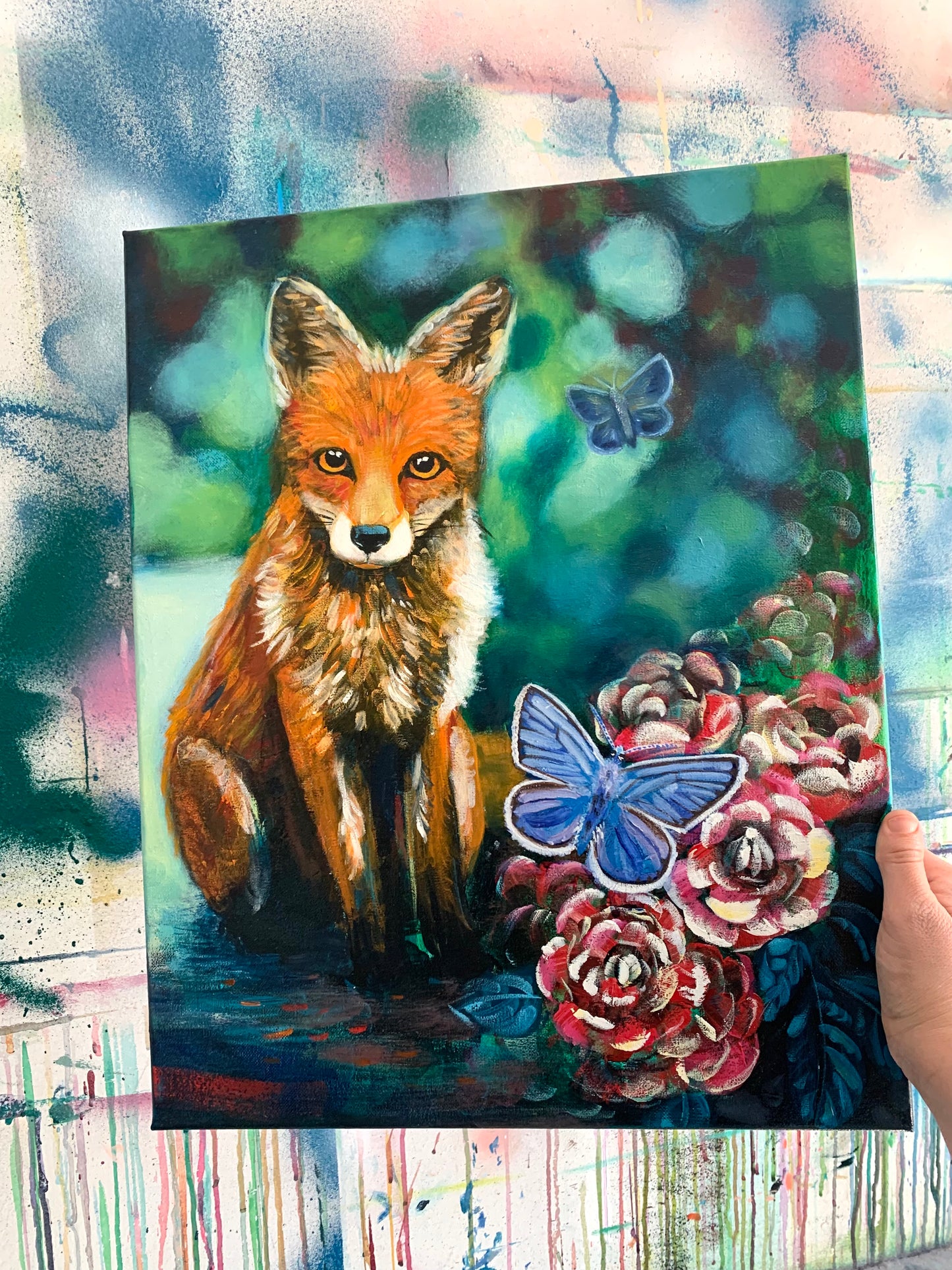 "Nature's Poise" Original on Canvas