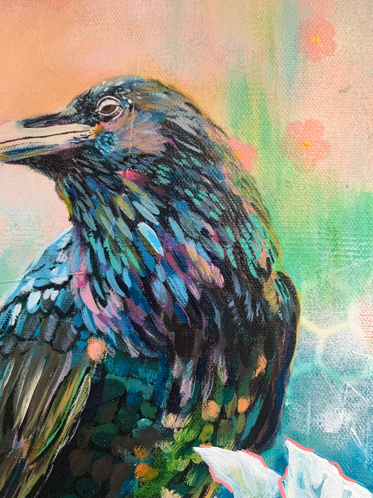 “Wings of Transformation” Original on Canvas
