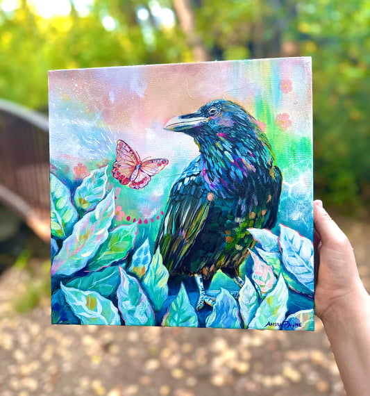 “Wings of Transformation” Original on Canvas