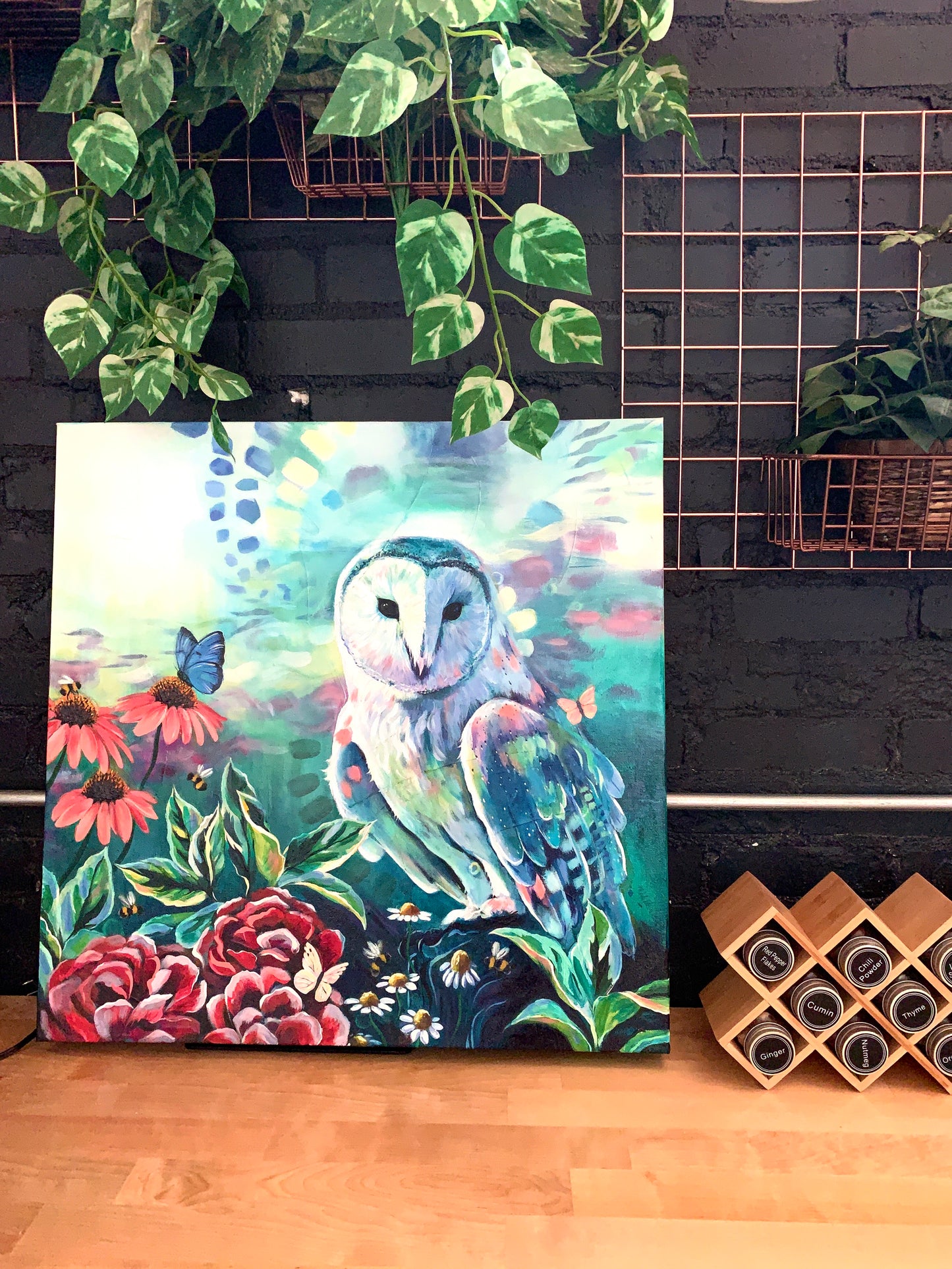 "To See Between Realms" Original on Canvas