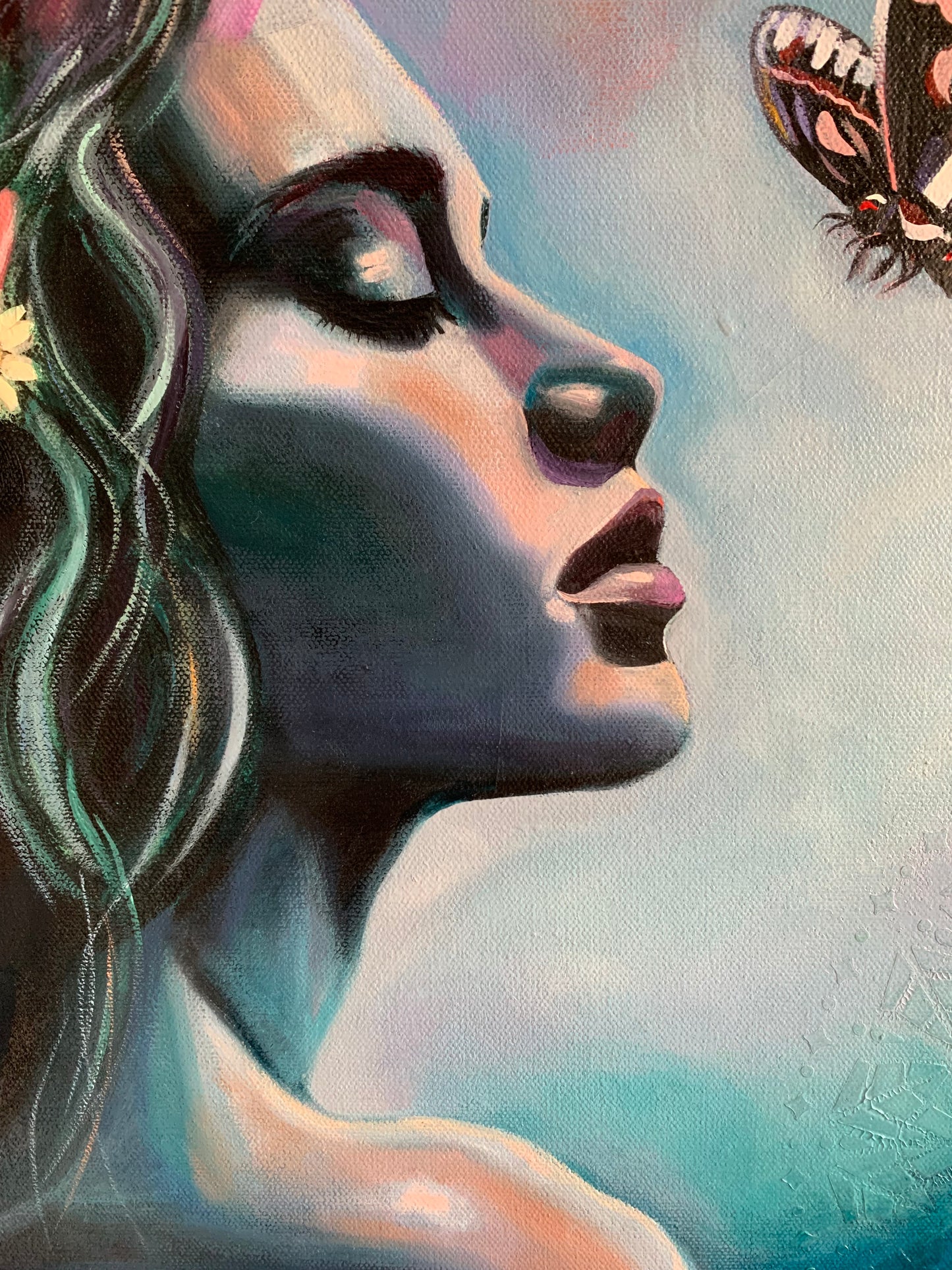 “Where Wings Begin” Original on Canvas
