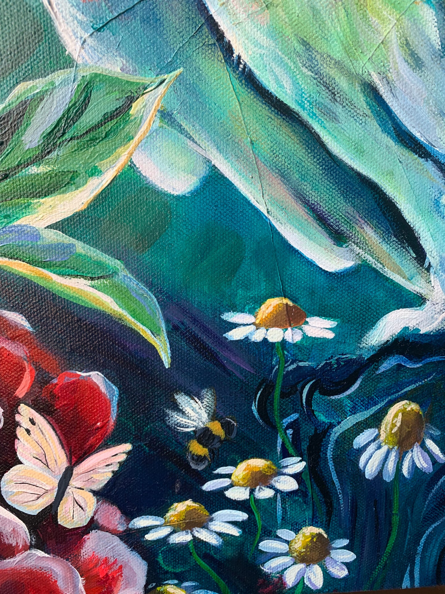 "To See Between Realms" Original on Canvas