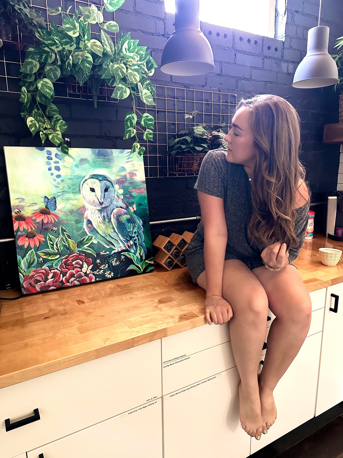 "To See Between Realms" Original on Canvas