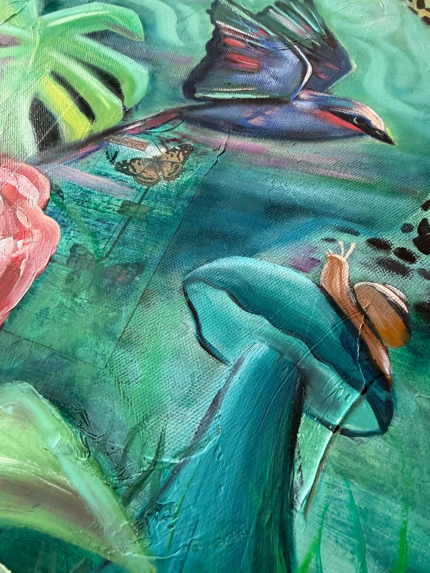 “Gaia’s Guardian” Original on Canvas