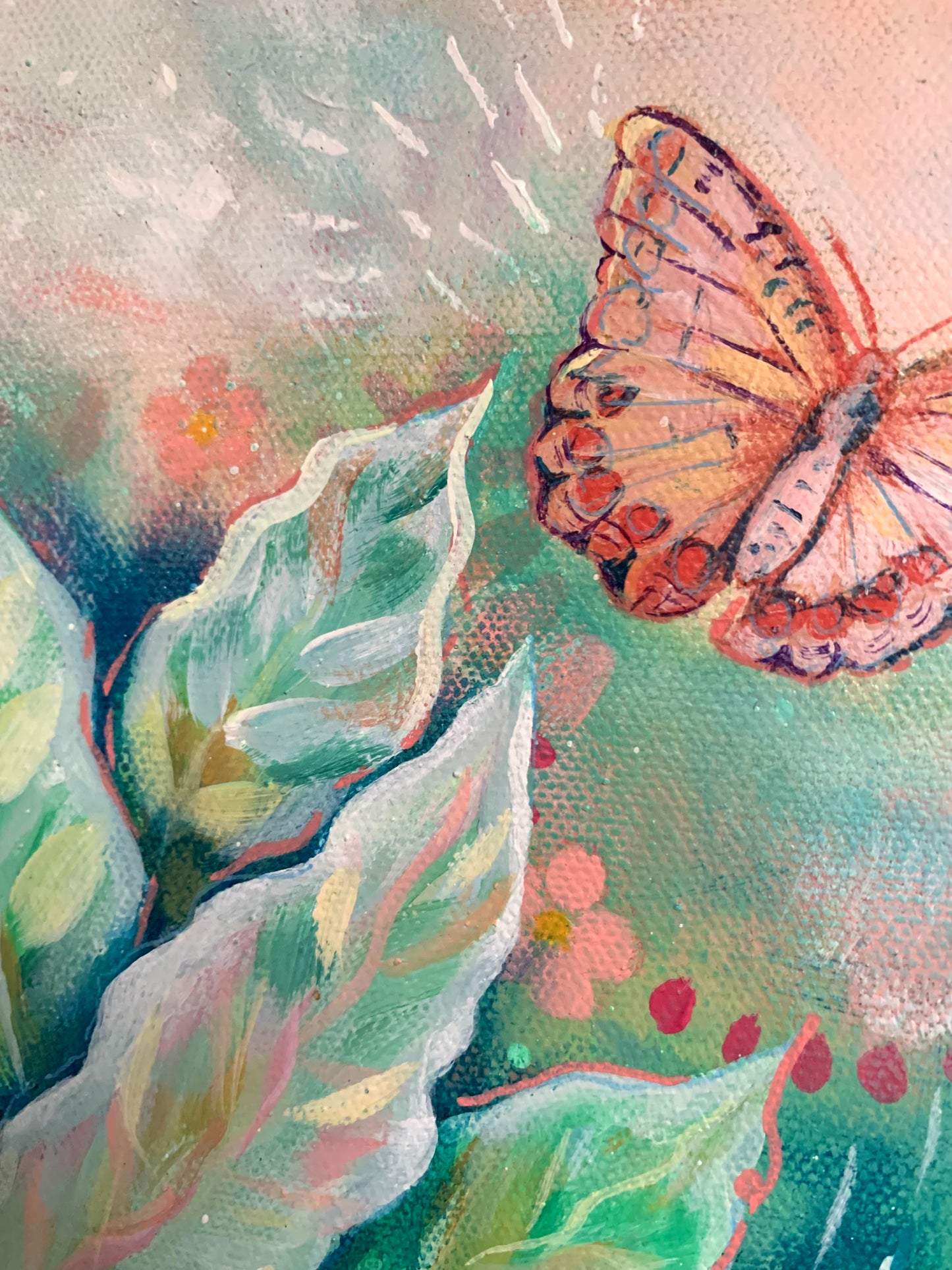 “Wings of Transformation” Original on Canvas