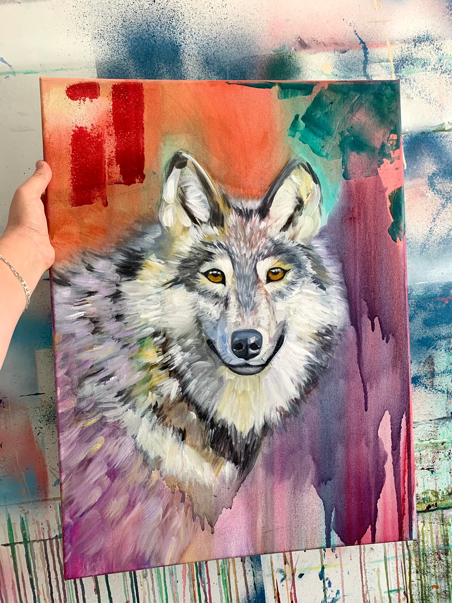 "Aura" Original on Canvas