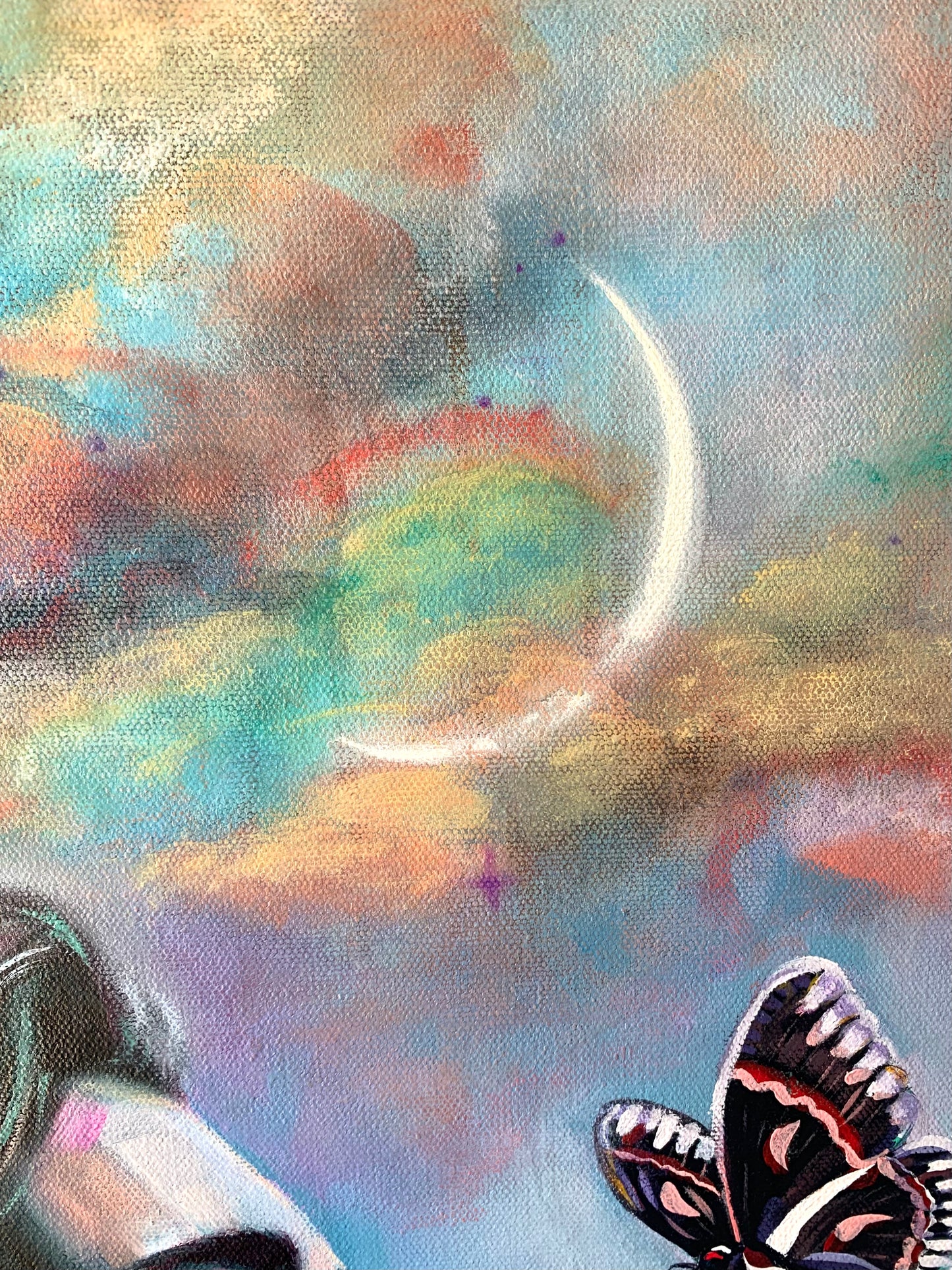 “Where Wings Begin” Original on Canvas