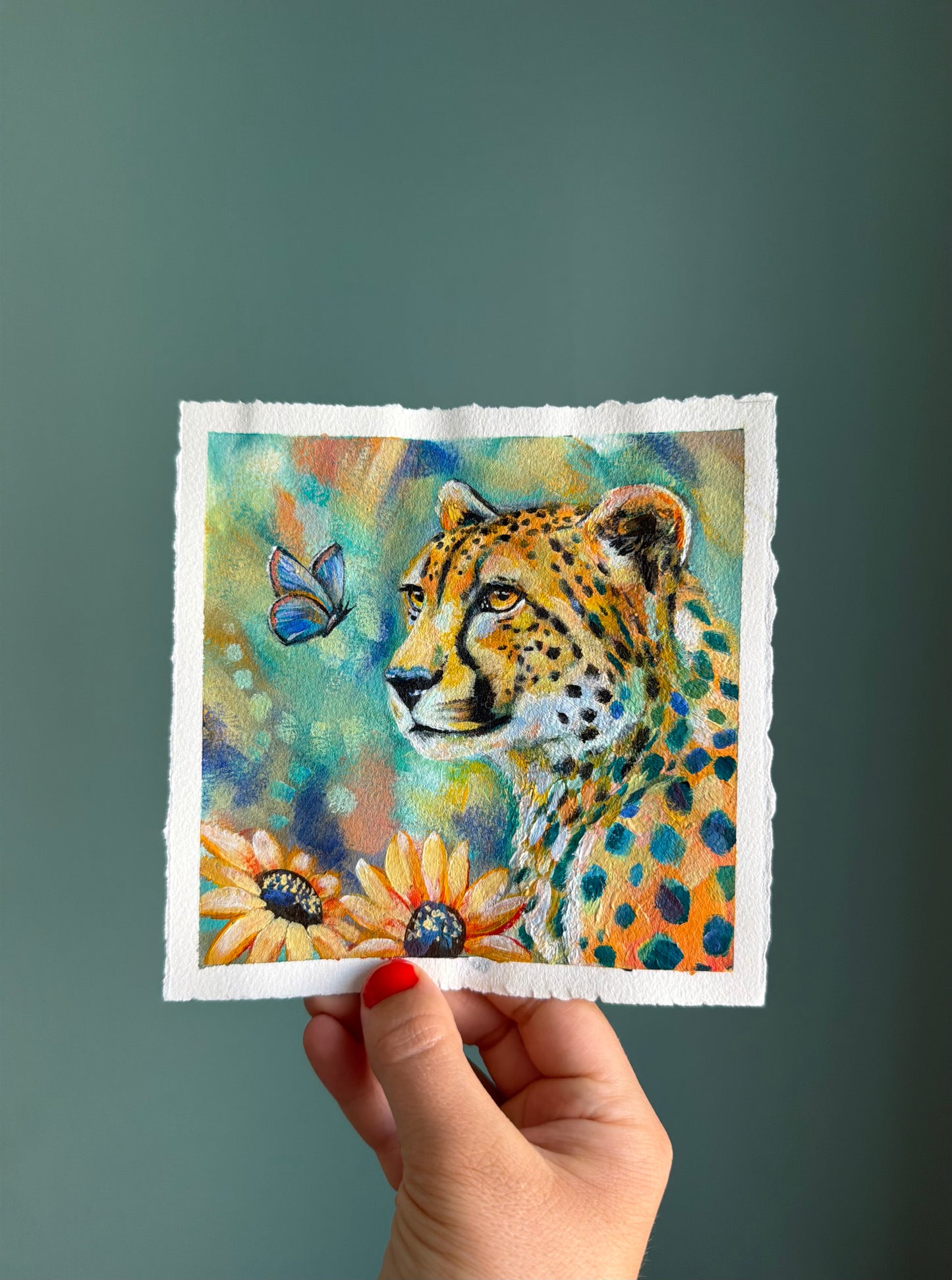 "Wild Wonders" Original on Paper - 6x6"