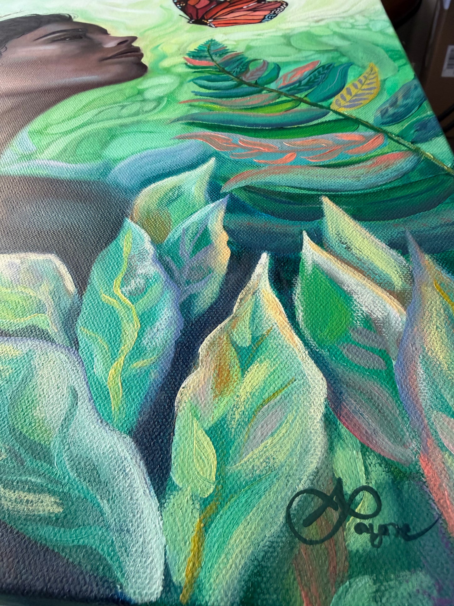 “Monarch” Original on Canvas