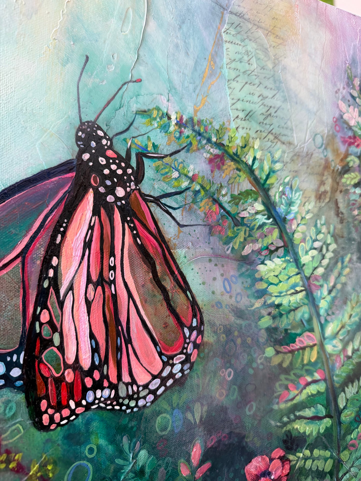"The Garden Fable" Original on Canvas