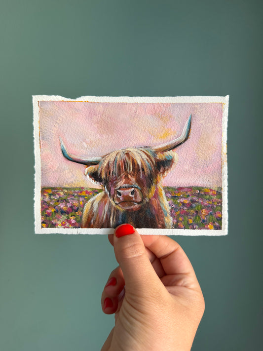 "The Simple Life" Original on Paper - 6x4.25"