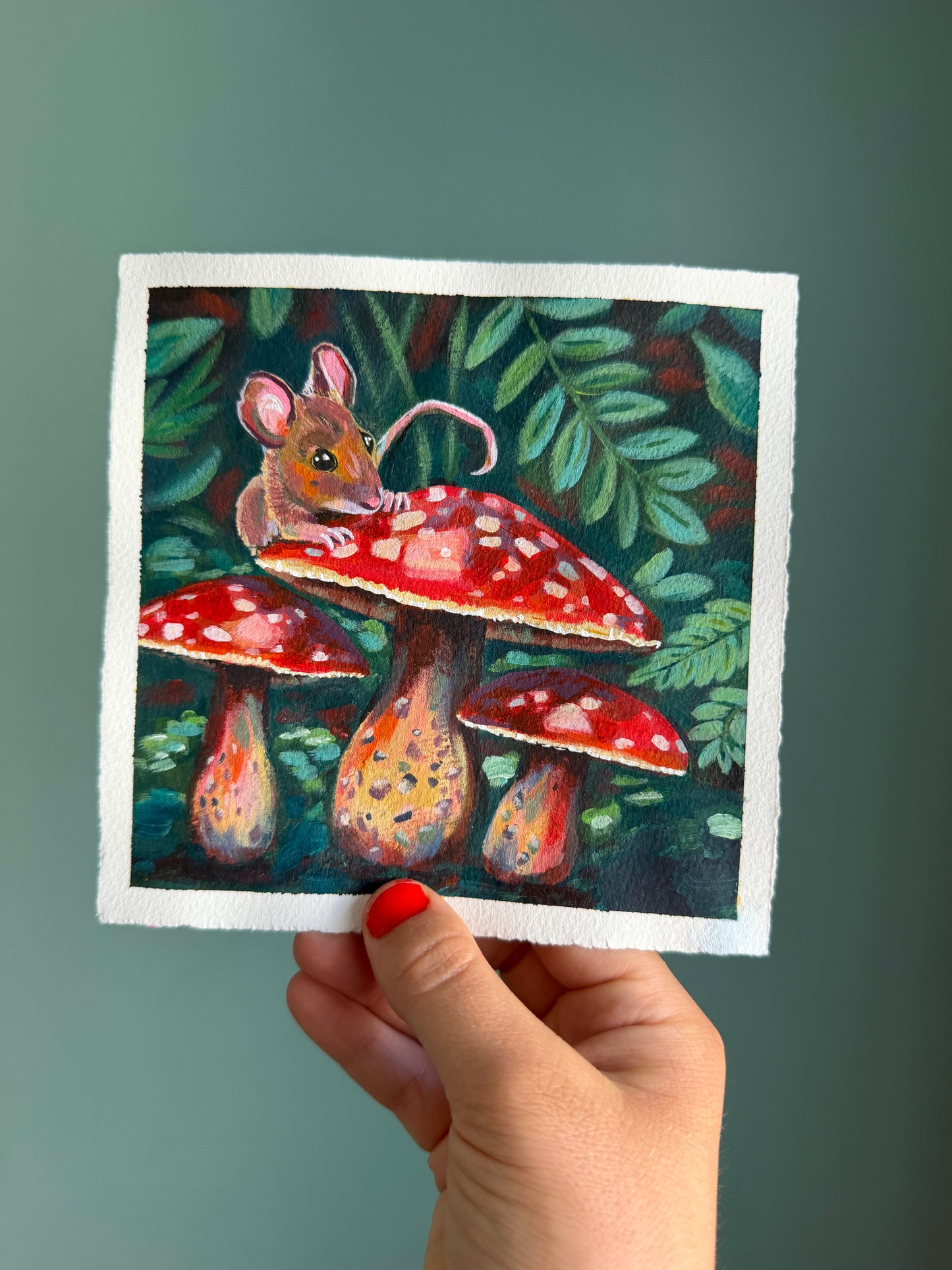 "A Small Kind of Magic" Original on Paper - 6x6"