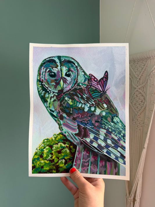 "Keeper of Wonder" Original on Paper - 9x12