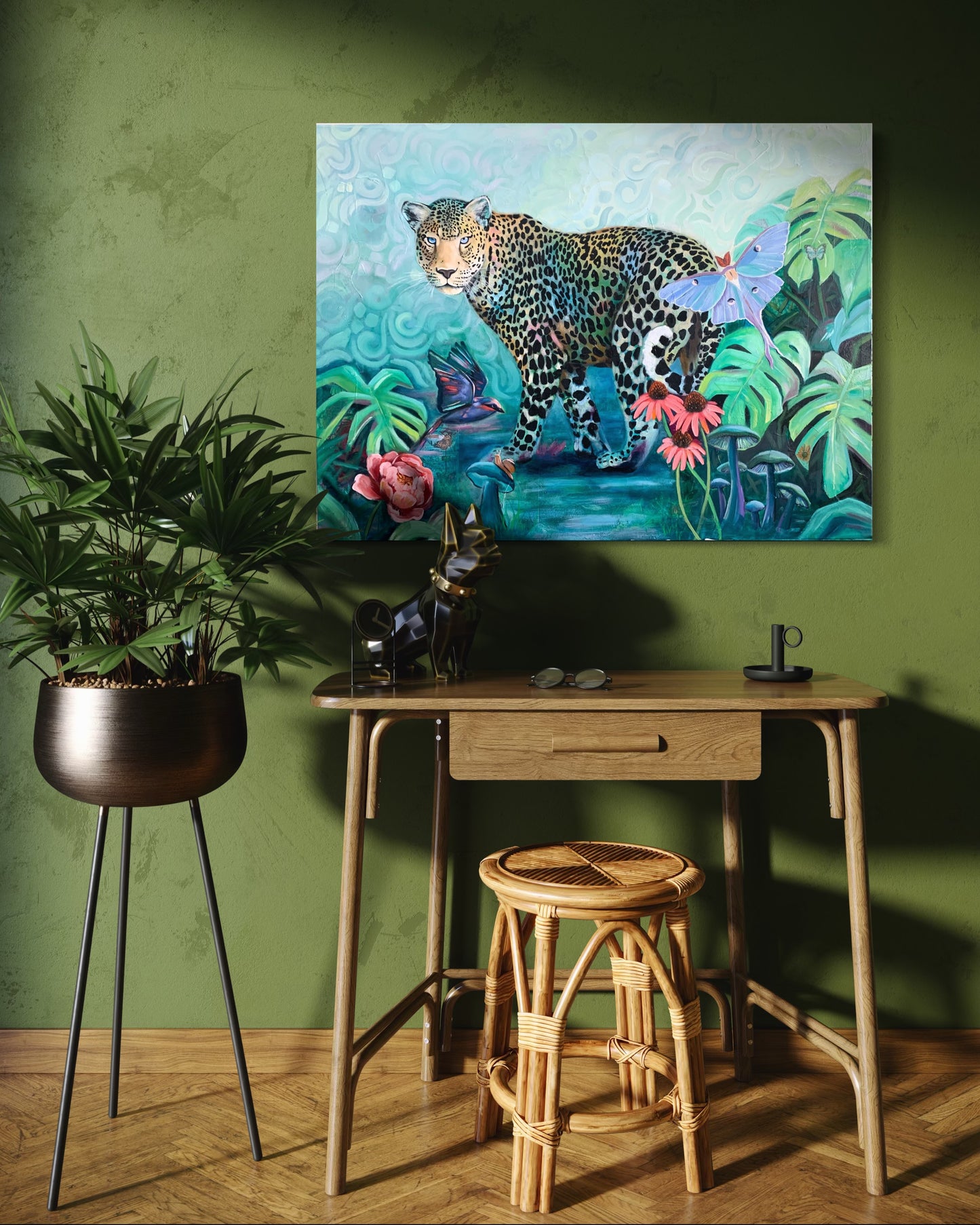 “Gaia’s Guardian” Original on Canvas
