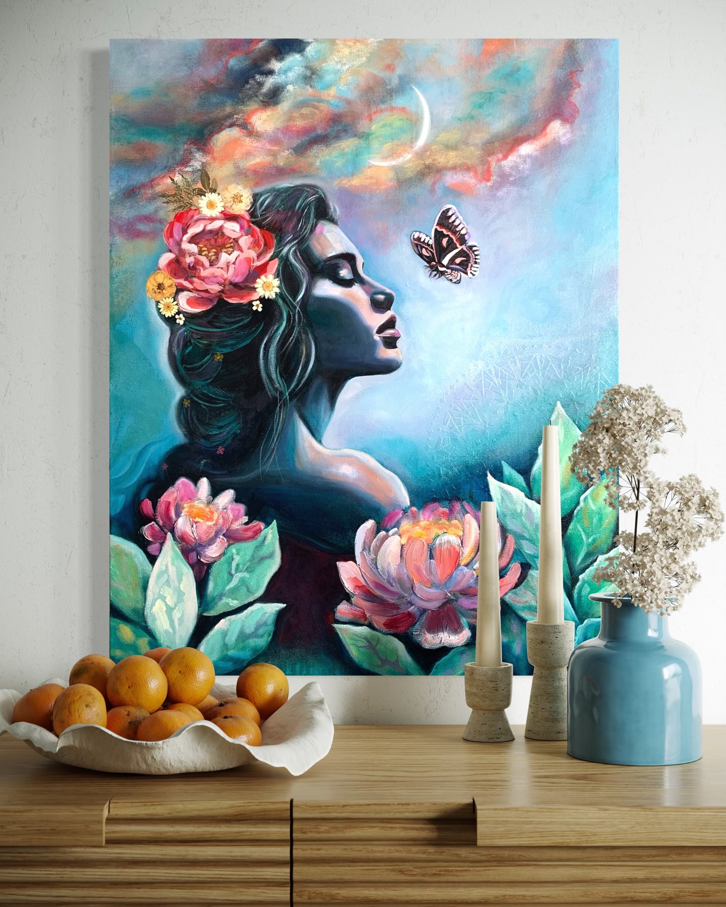 “Where Wings Begin” Original on Canvas