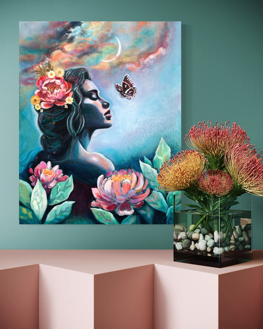 “Where Wings Begin” Original on Canvas