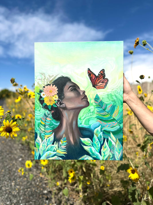 “Monarch” Original on Canvas